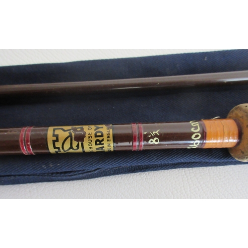 612 - House of Hardy 8' 6'' two-section graphite fly rod, complete with original blue canvas sleeve

POA  ... 