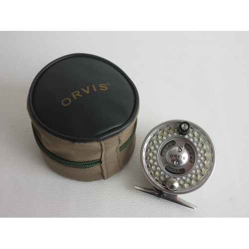 619 - Orvis Access 'Mid Arbor I' fly reel complete with canvas and leather case

SHIPPING £33.00 PLUS VAT ... 