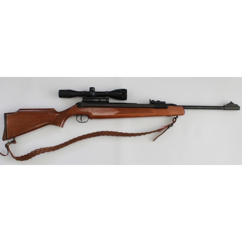 631 - Diana model 52 side lever air rifle. Made in West Germany .22caliber, A.S.I. 4x40 Super Scope platte... 