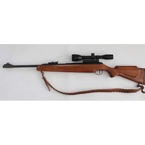 631 - Diana model 52 side lever air rifle. Made in West Germany .22caliber, A.S.I. 4x40 Super Scope platte... 