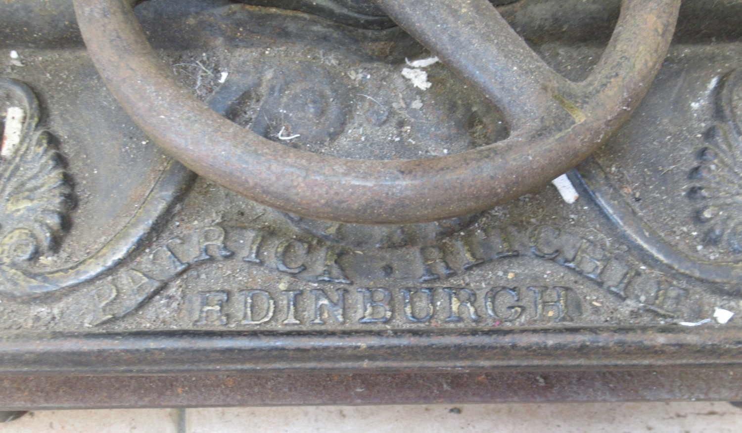 A Victorian cast iron book press, Patrick Ritchie Edinburgh Shipping ...