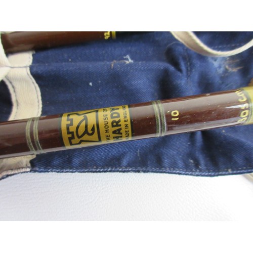 613 - House of Hardy 'Richard Walker Carp' 10' two-section rod with original sleeve; Bruce and Walker thre... 