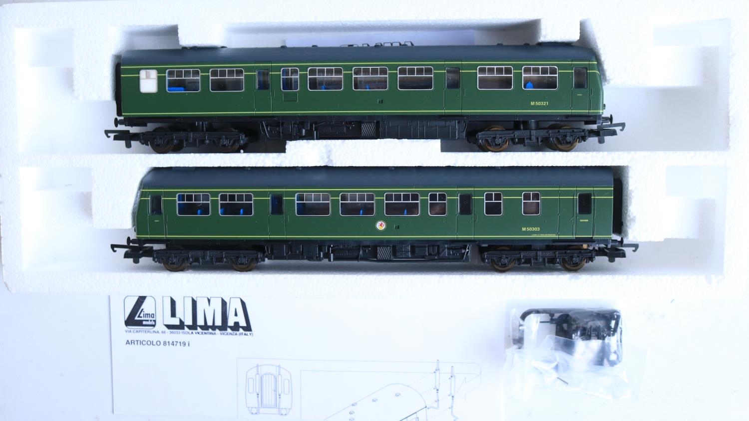 Two OO gauge Lima 2 car train packs to include 149894A8 Class 101 DMU ...