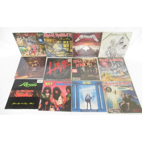 Collection of Rock, Heavy Rock, Metal etc. LPs to inc. Limited Editions, Picture Discs, etc. from Iron Maiden, Metallica, The Cult, ACDC, Alice Cooper, Bon Jovi, Motley Crue, Onslaught, The Almighty, etc. (116)

Shipping £73.00 plus vat (UK Only)