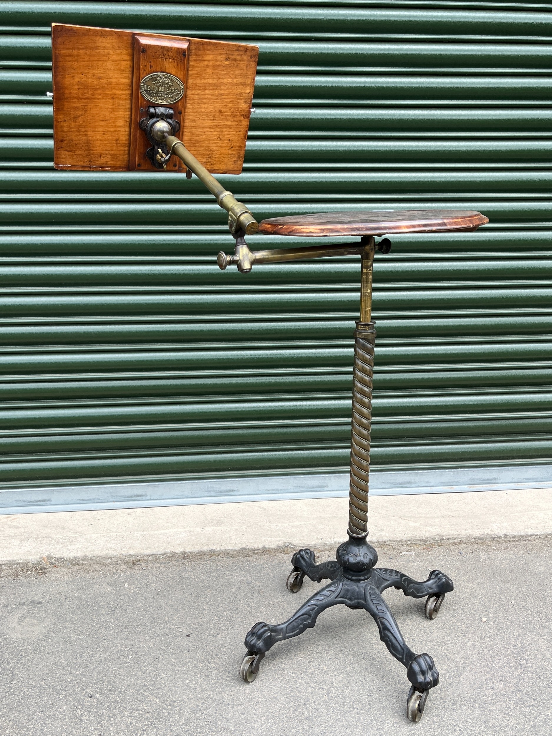 J. Carter of London 'The Patent Reading Easel', adjustable reading ...