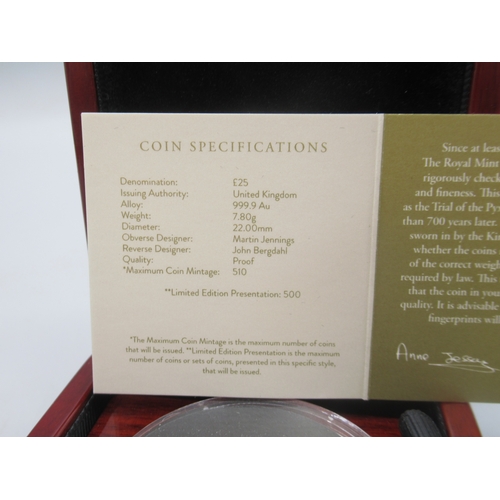 32 - The Royal Mint - 200 Years of the RNLI 2024 UK 1/4oz Gold Proof Coin encapsulated in case with COA N... 