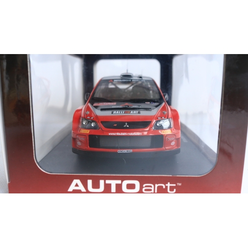Autoart 1/18 scale highly detailed diecast Mitsubishi Lancer WRC05