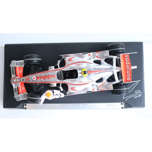 Hot Wheels limited edition 1/18 scale diecast Lewis Hamilton