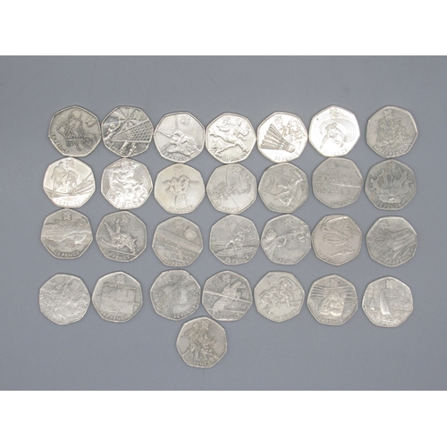 138 - Collection of 29 Circulated Olympic 2011 50ps

Shipping £28.00 plus vat (UK Only)