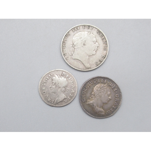 94 - George III 1813 Bank Token 10 Pence Irish, 1784 George III 4 pence & 1687 James II 3 pence


Shippin... 