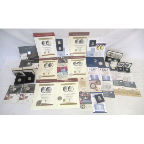 122 - Assorted collection of Silver Proof Coins to inc. 6 Silver Proof BUNC £20 coins, 2 Silver Proof 2012... 