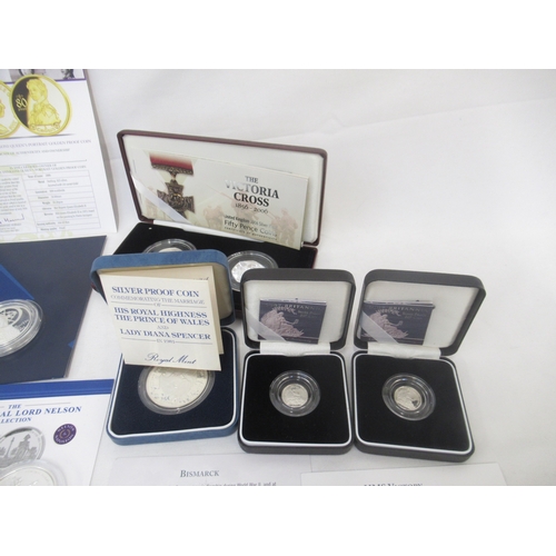 122 - Assorted collection of Silver Proof Coins to inc. 6 Silver Proof BUNC £20 coins, 2 Silver Proof 2012... 