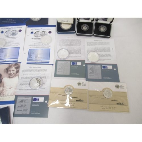 122 - Assorted collection of Silver Proof Coins to inc. 6 Silver Proof BUNC £20 coins, 2 Silver Proof 2012... 