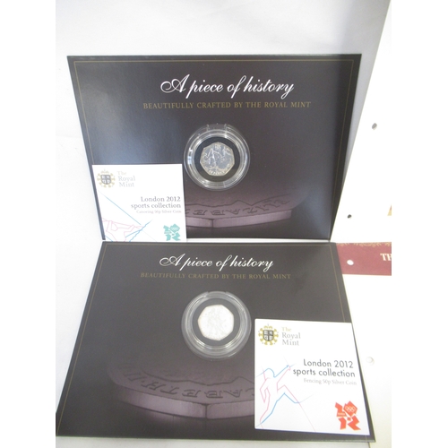 122 - Assorted collection of Silver Proof Coins to inc. 6 Silver Proof BUNC £20 coins, 2 Silver Proof 2012... 