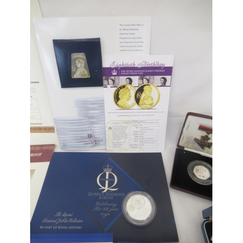 122 - Assorted collection of Silver Proof Coins to inc. 6 Silver Proof BUNC £20 coins, 2 Silver Proof 2012... 
