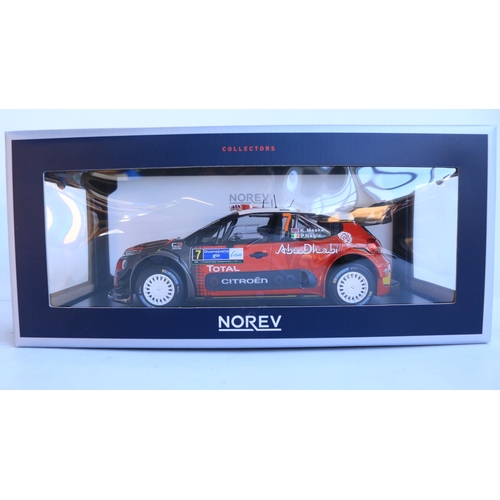 Three 1/18 scale WRC rally car models spanning the 2017-19 racing ...