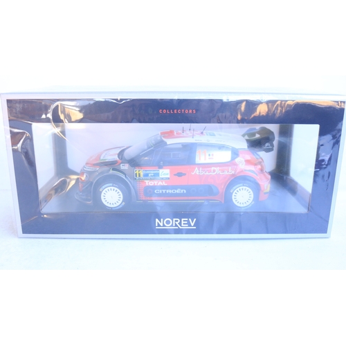 Three 1/18 scale WRC rally car models spanning the 2017-19 racing ...