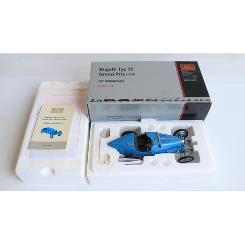 335 - CMC M-063 1/18 scale Bugatti Type 35 1924 Grand Prix-Rennversion 1924 highly detailed diecast and me... 