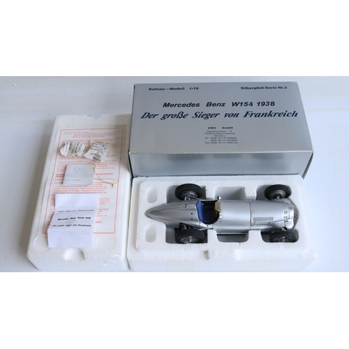 CMC M-025 1/18 scale Mercedes-Benz W154 1938 Silver Arrow Series