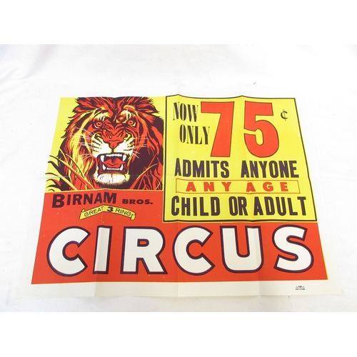 373 - Collection of Circus posters to inc. Stanley V Parkins, Bullen Bros, Bullens Circus, Ashtons Circus,... 