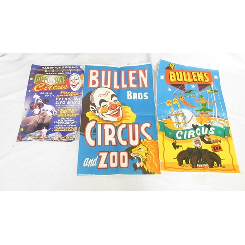 373 - Collection of Circus posters to inc. Stanley V Parkins, Bullen Bros, Bullens Circus, Ashtons Circus,... 