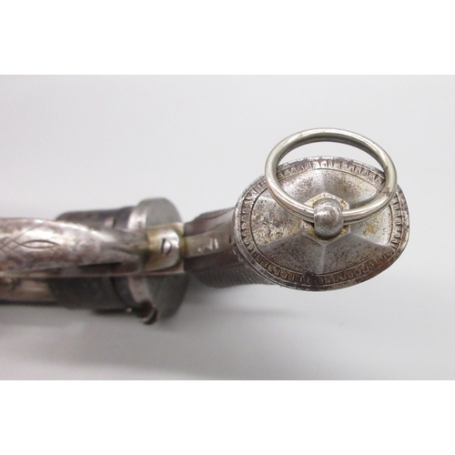 1 - Belgian six shot pinfire revolver with side folding 3.5