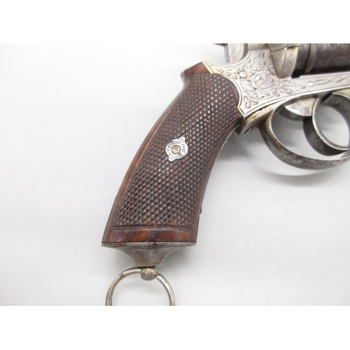 1 - Belgian six shot pinfire revolver with side folding 3.5