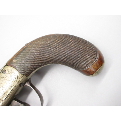 12 - Six shot 120 bore percussion pepperbox revolver by T.Conway Manchester, 3