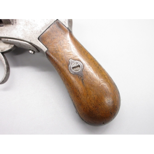 2 - French ten shot 13mm pinfire revolver, 6