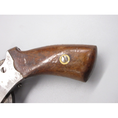 8 - Unusual Belgian 7mm pinfire revolver, 3.5