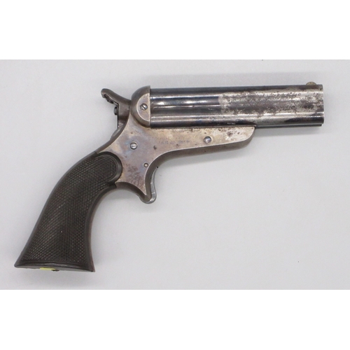 20 - Sharps & Hankins .32 rimfire four shot Derringer pistol, 3.5