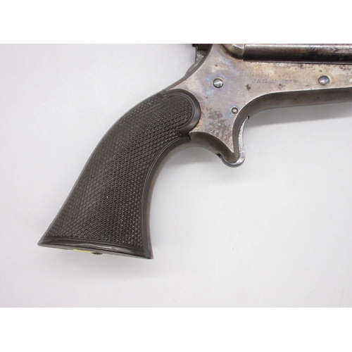 20 - Sharps & Hankins .32 rimfire four shot Derringer pistol, 3.5