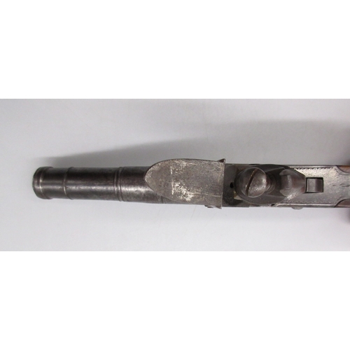 31 - 54 bore flintlock cannon barrel pocket pistol by `Thomas', 2.5