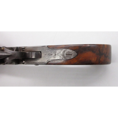 31 - 54 bore flintlock cannon barrel pocket pistol by `Thomas', 2.5