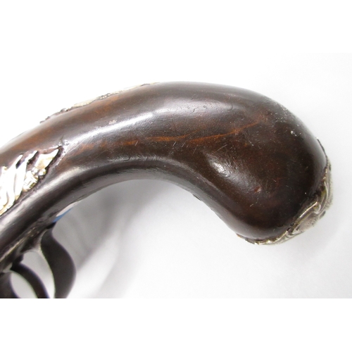 34 - Queen Anne 18 bore flintlock pistol by `G. Gill Richmond', 5.5