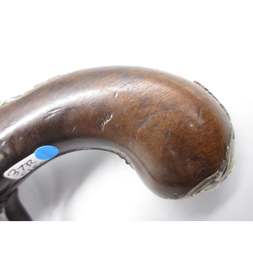 35 - Pair of Queen Anne 20 bore flintlock cannon barrel pistols by `Hawks of Oxford', 6