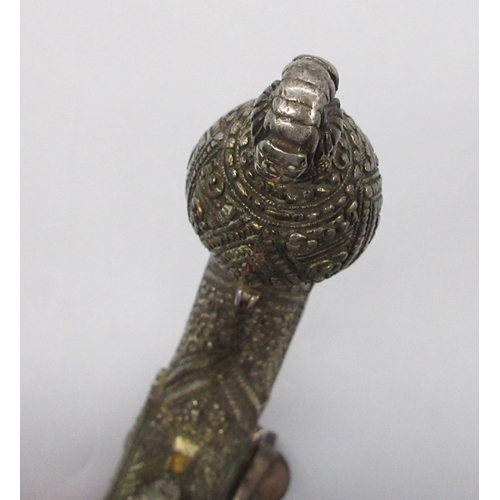 53 - Balkan 16 bore flintlock holster pistol, 13.5