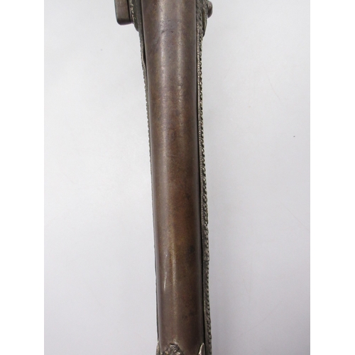 53 - Balkan 16 bore flintlock holster pistol, 13.5