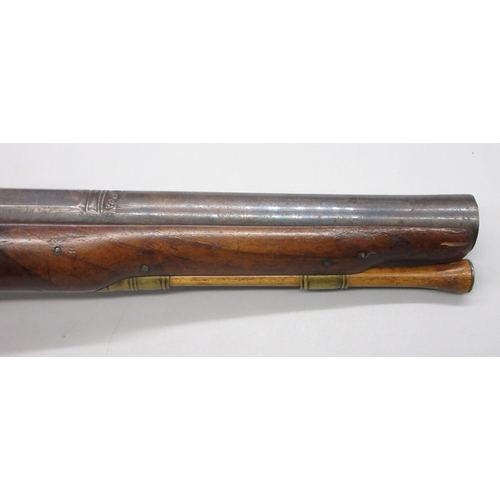 56 - Pair of Spanish 16 bore Miquelet pistols, 9.5