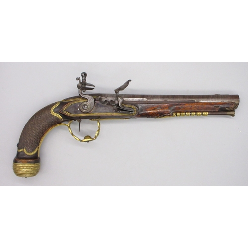 59 - Pair of Belgium presentation quality 22 bore flintlock pistols by `Lepage Jeil A Bruxcelle', 9