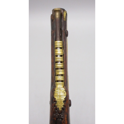 59 - Pair of Belgium presentation quality 22 bore flintlock pistols by `Lepage Jeil A Bruxcelle', 9