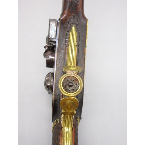 59 - Pair of Belgium presentation quality 22 bore flintlock pistols by `Lepage Jeil A Bruxcelle', 9