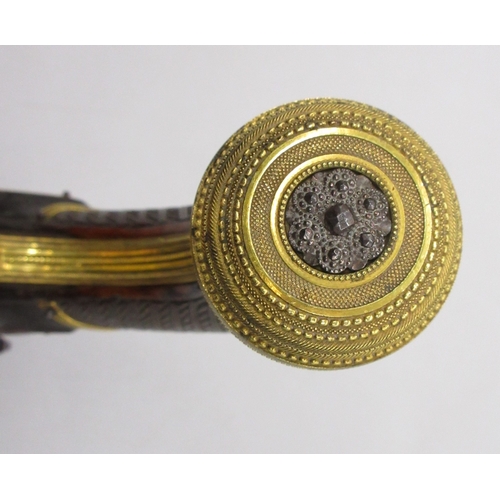 59 - Pair of Belgium presentation quality 22 bore flintlock pistols by `Lepage Jeil A Bruxcelle', 9