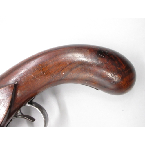 60 - Pair of Irish 18 bore flintlock duelling pistols by `Rainsford Dublin', 10