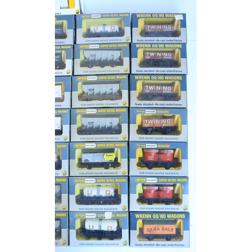 333 - Collection of thirty six boxed OO gauge goods wagons from Wrenn to include rare W4652P Low Mac Auto ... 
