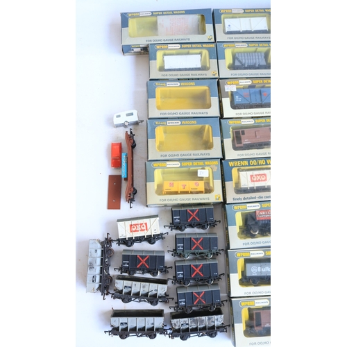 334 - Collection of OO gauge goods wagons from Wrenn to include 49 boxed examples, all in at least excelle... 