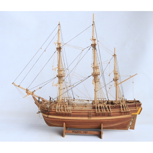 Well constructed plank on frame kit built wooden sailing ship model of ...