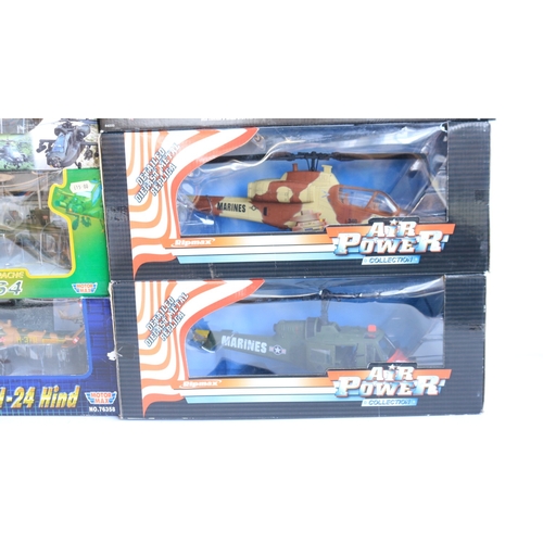 Collection of fourteen generally large scale diecast and plastic model ...
