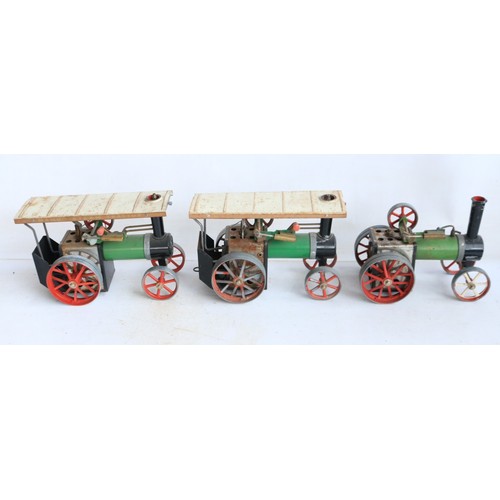 Three previously run live steam traction engine models from Mamod to ...