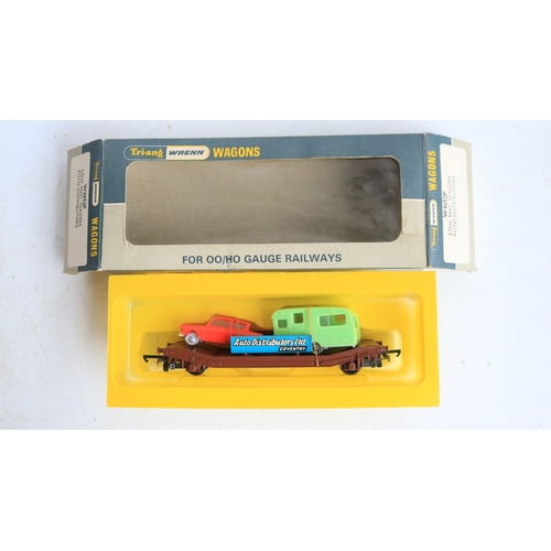 333 - Collection of thirty six boxed OO gauge goods wagons from Wrenn to include rare W4652P Low Mac Auto ... 